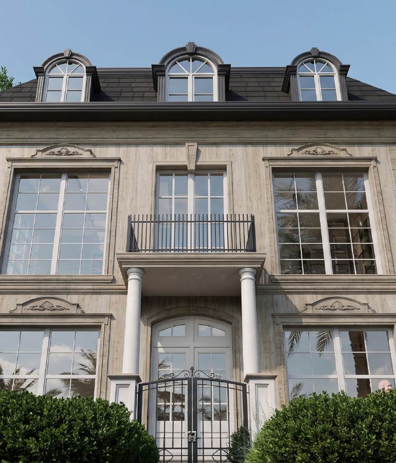 Villa Type D exterior rendering